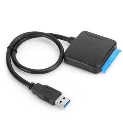 Immagine prodotto di Cavo da SATA a USB 3.0, cavo convertitore per disco rigido SSD, cavo SATA quadrato, cavo SATA, adattatore