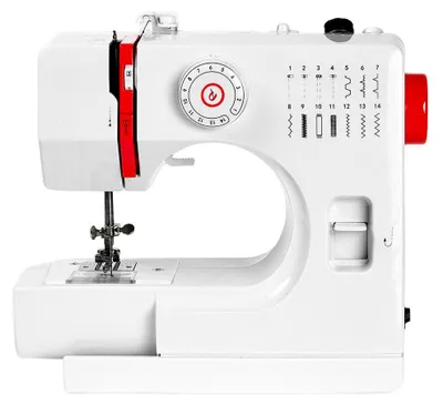 Obrázek produktu pro 728 Mini šicí stroj se 14 stehy, elektrický šicí stroj pro začátečníky s prodlužovacím stolkem, LED osvětlení, zástrčka EU