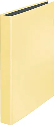 Produktbild von FALKEN Falken Ringbuch PastellColor DIN A4 Pappe glanzkaschiert vanille gelb