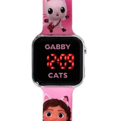 Produktbild von LED Kinderuhr Gabby's Puppenhaus