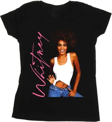 Produktbild von Whitney Houston - "Whitney" T-Shirt für Damen BI44749 (L) (Schwarz)