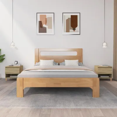 Image de vidaXL Tables de chevet 2 pcs. chêne Sonoma 50x46x50 cm bois composite