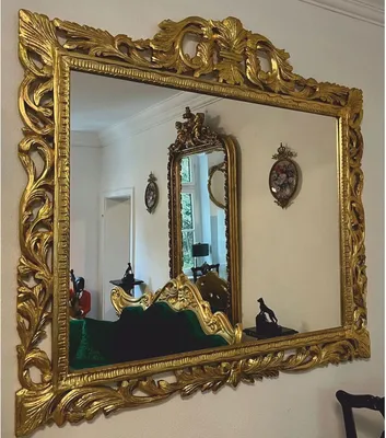 Produktbild von Casa Padrino Barock Spiegel Gold 153 x H. 140 cm - Barockstil Interior