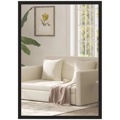 Produktbild von Sitzhocker Hocker mit weichem Sitzkissen Stahlbeinen Fußhocker mit