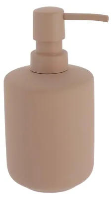 Produktbild von Seifenspender aus steinzeug mit rubbereffekt 400 ml - cappuccino - Tendance