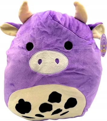 Image de Peluche vache « Krówka » : une peluche toute douce pour les enfants, grande (19 cm)