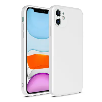 Image de Smartphonica Coque en silicone pour iPhone 12 Mini avec intérieur souple - Blanc