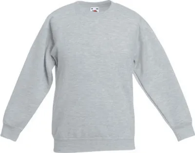 Produktbild von Fruit of the Loom - Kids Premium Set-in Sweat - Heather Grey - 152