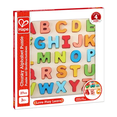 Produktbild von Hape Puzzle mit Großbuchstaben (Kinderpuzzle)