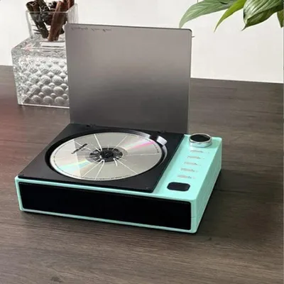 Immagine prodotto di Lettore CD portatile - Bluetooth - Stereo Hi-Fi - USB e AUX - Nero - Lettore musicale
