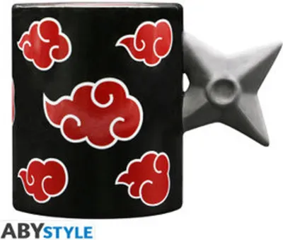 Image de Tasse en céramique Naruto 3D - Shuriken Akatsuki (450 ml)