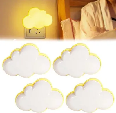 Obrázok produktu pre Stmívateľné nočné svetlo do detskej izby – senzorové nočné lampy – detské lampy – nočné svetlo – stmívateľné – biela farba – bezdrôtové – do detskej izby
