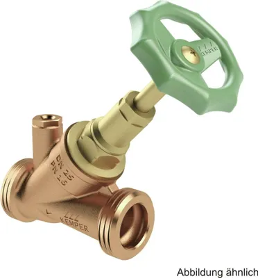 Produktbild von Kemper Standard Freistromventil DN15, AG 3/4" mit Entleerst. 1/4", 1742G01500