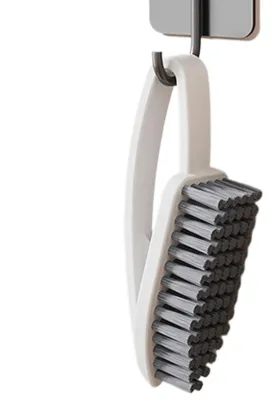 Image de Brosse à chaussures avec manche, pour chaussures en cuir