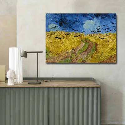 Produktbild von Wallity, 70100FAMOUSART- CVT1518, Bunt, Leinwandbilder, 70 x 100 cm, 100% Wildleder -Leinwand