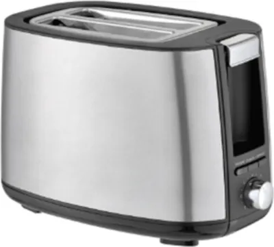 Produktbild von alpina Toaster 750 Watt 2 Scheiben mit Krümelschublade - Einstellbarer Bräunungsgrad - Edelstahlgehäuse