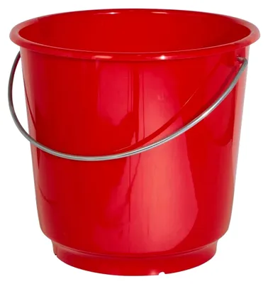 Produktbild von Haushalteimer, 20 L, Kunststoff, Rot, 36 x 36 x 33 cm