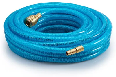 Produktbild von MONZANA® Druckluftschlauch 10m PVC Schnellkupplung 15 bar 1/4" Anschluss Ø Innen 6mm außen 13mm Gewebeschlauch Kompressor