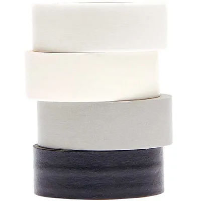 Image de 4 bandes de masquage, noires et blanches
