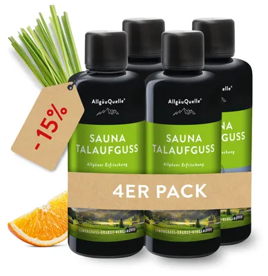 Produktbild von Saunaaufguss Talaufguss Saunaduft mit Lemongrass, Orange und Bergamotte