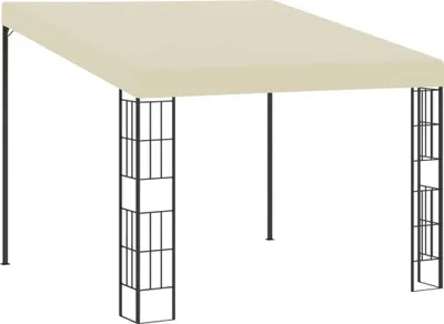 Image de Belvédère mural 3x3 m Crème Tissu