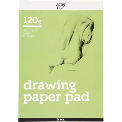 Image de Bloc-notes Blanc A4 120gr, 30 feuilles