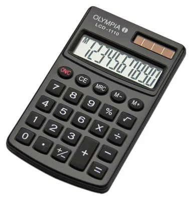 Zdjęcie produktu dla Olympia Taschenrechner LCD-1110                      schwarz
