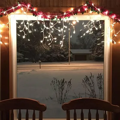 Produktbild von ISOISL Lichterketten 200 m mit 1000 LED, Warmweiß, 8 Modi, IP44, 31 V, weißer Ummantelung, für Weihnachten und Garten