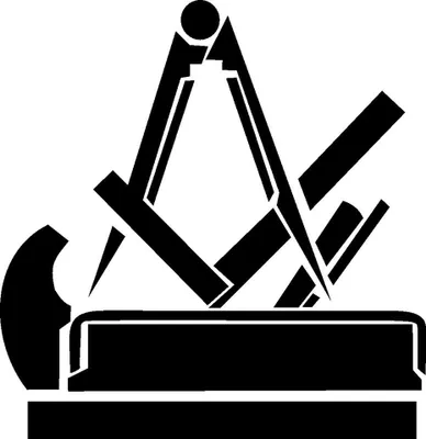 Produktbild von KFZ Aufkleber - Autoaufkleber - Tischler - Zunftzeichen - Tischlerinnung