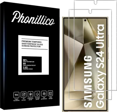 Obrázek produktu pro Tvrzené sklo pro Samsung Galaxy S24 ULTRA [2 ks] Screen Protector Film Anti-Scratch Glass Resistant Phonillico®