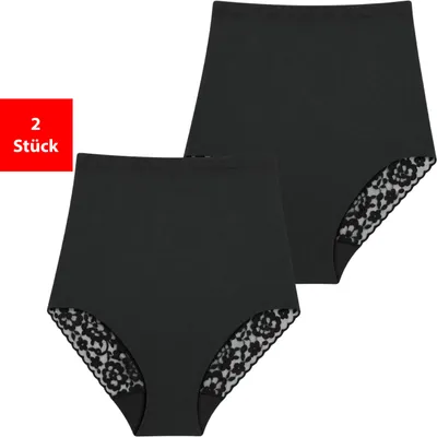 Produktbild von Shapingslips Shapewear Damen Unterwäsche Bauchweg 1er-3er Pack Shape Slips - Schwarz L 2 Stück