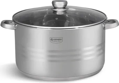 Produktbild von Edënbërg Classic Line – Pfanne mit Deckel – Edelstahl – Ø 38 cm