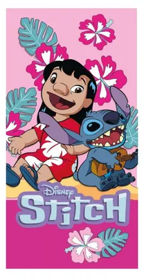 Obrázek produktu pro Plážová osuška Lilo & Stitch Ukulele Time 70 x 140