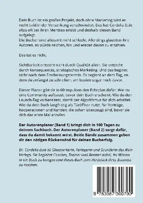 Produktbild von Autorenplaner: In 100 Tagen vom Buch zum Kundenmagneten