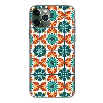 Produktbild von MuchoWow® Handyhülle Schutzhülle Hülle für iPhone 11 Pro Ein symmetrisches Muster aus dem marokkanischen Mosaik Silikon Softcase Handy Hülle - Handy