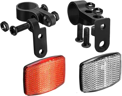 Produktbild von Reflektoren und Klingel für Fahrrad, Vorder- und Hinterreflektoren, Einfach zu Montieren, Sicherheit, Fahrrad