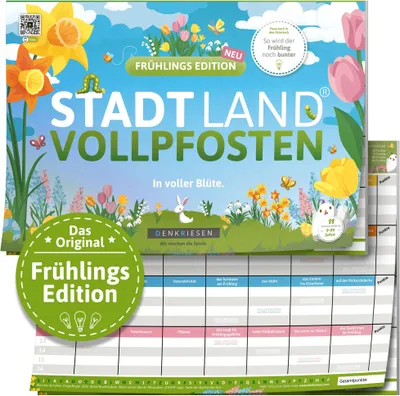 Produktbild von DENKRIESEN - STADT LAND VOLLPFOSTEN® - FRÜHLINGS EDITION - "In voller Blüte." A4