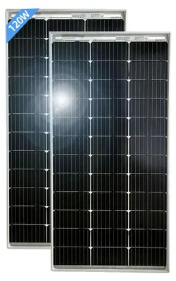 Produktbild von Solarpanel, hohe Effizienz, langlebiges Design, Bifacial 120W 2PCS