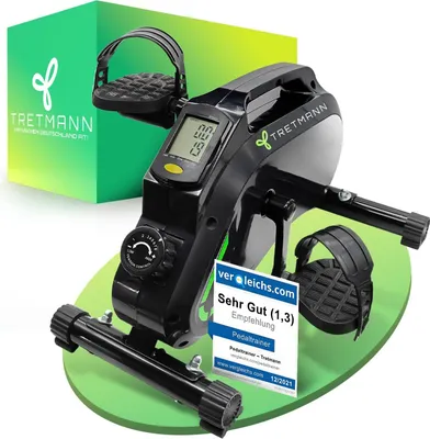 Produktbild von Tretmann Pro Pedaltrainer Set Beintrainer Heimtrainer Senioren Mini Bike