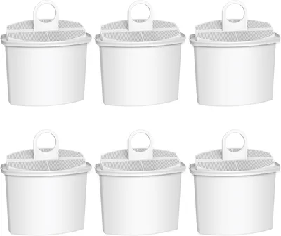 Produktbild von Waterdrop 6er SÜD e Ersatzfilterpartrone für Braun® Brita® PureAqua KWF2, Braun® BRSC006, Braun® AromaSelect