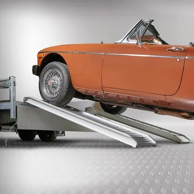 Productafbeelding van Aluminium oprijplaten auto - 180 cm (2 stuks)