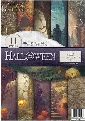 Produktbild von Reispapier-Set A4 – RP046 Halloween – ITD Collection