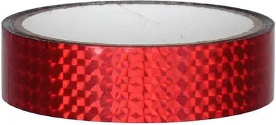 Produktbild von Hologramm Deko Klebeband 25mm x 30m, Rot