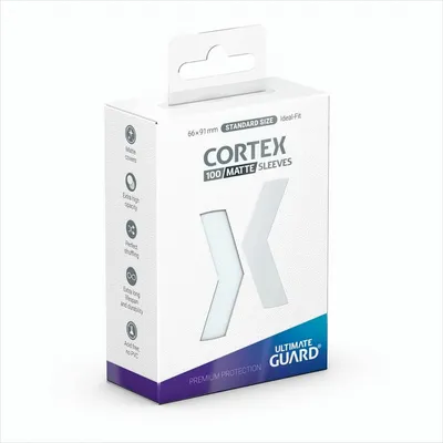 Produktbild von Ultimate Guard Cortex Sleeves Standardgröße Matt-Transparent (100)