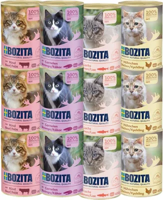Produktbild von BOZITA Rinderpastete - Nassfutter für Katzen - 400g