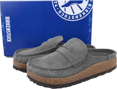 Produktbild von Birkenstock Naples Wrapped Clogs Grau