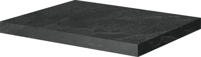 Produktbild von Waschtischplatte Pelipal 580 x 445 mm Schiefer Ohne Ausschnitt