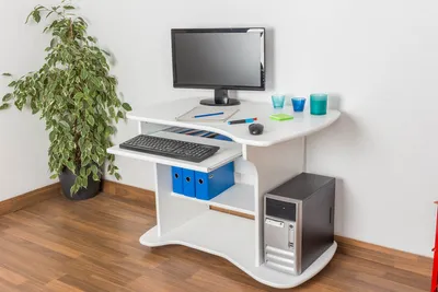 Produktbild von Schreibtisch weiß Holz