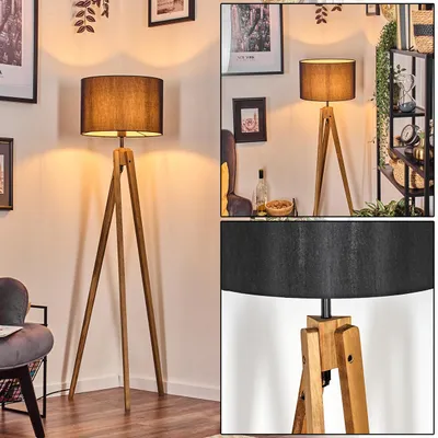 Produktbild von Tubione Stehlampe aus Holz/Metall im skandinavischen Design