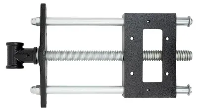 Image de Étau, fonte durable, applications multiples, noir et argent